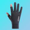 Sunscreen Gloves Driving Fishing Leaking Two Fingers Ice Silk Anti-slip Gloves Breathable Fitness Cycling Express Quick Dry Gloves