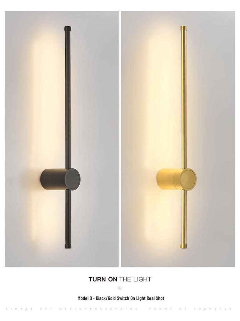 Creative Minimalist LED Wall Light for Hallway, Bedroom, Living Room, Study, and Staircase
