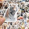 50PCS Watercolor Safari Animal Stickers Cute Realistic Animals Aesthetic Decals Vinyl Waterproof for Water Bottle Laptop Luggage