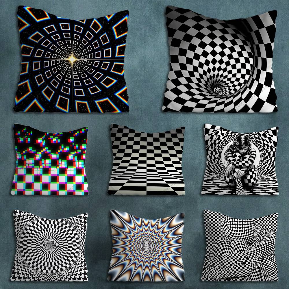 Black White abstract Art pillow over living room sofa cushion cover home decoration bedroom room bed pillow cover