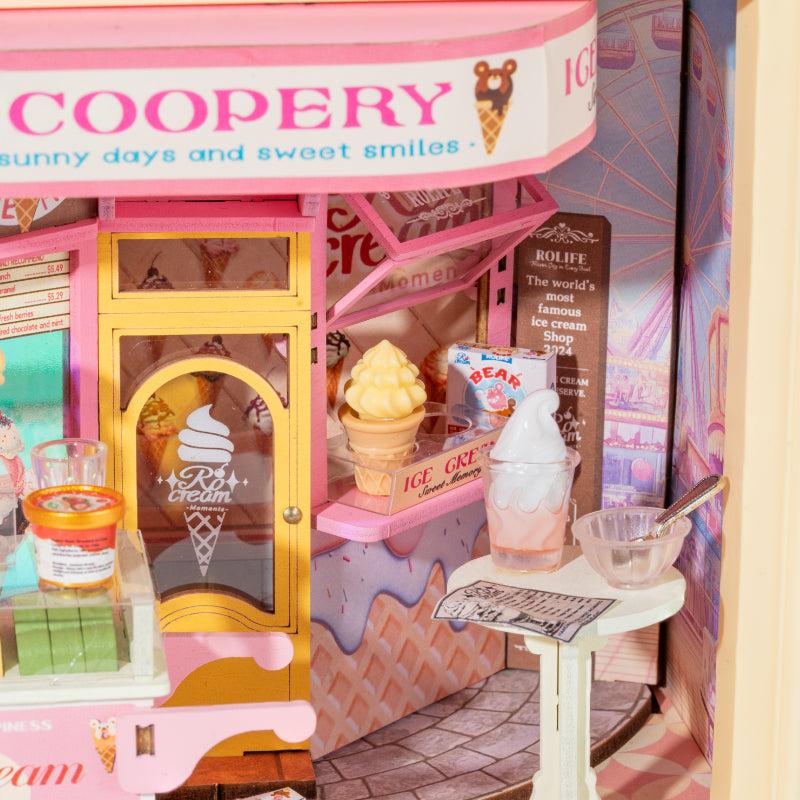 ROBOTIME Rolife 3D Puzzles Sweet Scoopery Ice Cream 3D Wooden Puzzle DP002