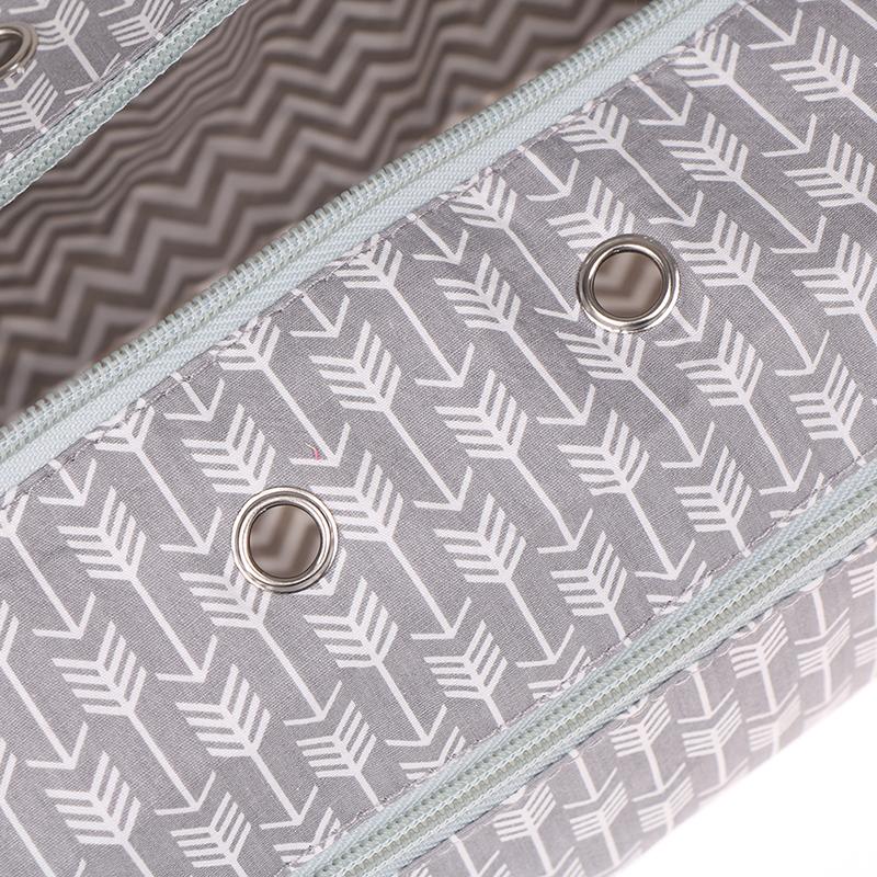 Garnaufbewahrungstasche Organizer mit Unterteilung zum Häkeln Stricken Organisation