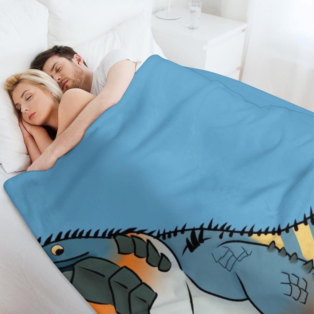 Dodogama Fan Art Throw Blanket Decorative Sofa Shaggy Extra Large Throw Anime Blankets