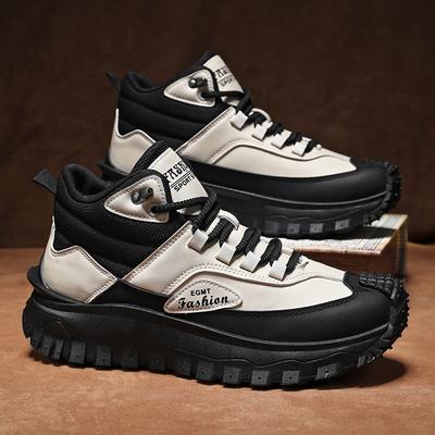 Herrenschuhe Outdoor High-Top Wanderschuhe für Herren Bequem Rutschfest Herrenstiefel Wasserdicht Abriebfest Sicherheitsschuh Sneaker