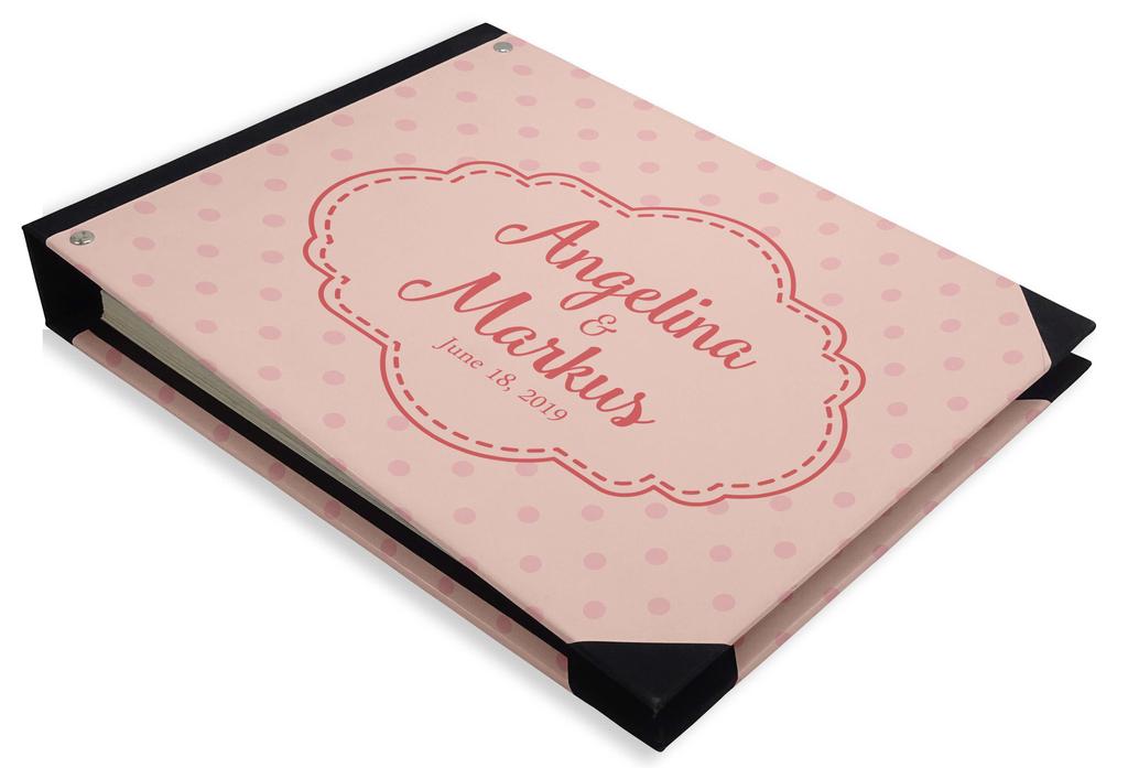 Darling Souvenir Blue Floral & Geometric Hardbound Cover Printed Anniversary Wedding Guestbook Scrap Book-7 X 9