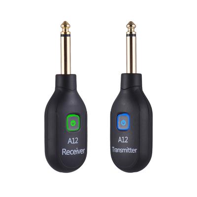 2.4G Wireless Guitar System Rechargeable Portable Guitar Transmitter Receiver Set Dual Mode