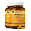 Carbamide Forte Curcumin Tablets with Piperine 95% Curcuminoids Anti-Inflammatory Supplement 90 Veg Tablets Pack of 2