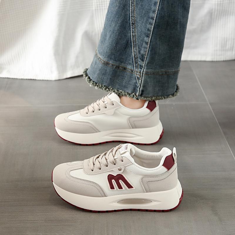 Fashion CRLAYDK Summer Womens Sneakers Walking Mesh Casual Tennis Lace Up Platform Ladies Shoes Comfortable Fashion Sport Trainers