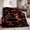 1pc Lava Texture Blanket, Lightweight Flannel Throw Blanket for Sofa, Bed, Travel, Camping, Living Room, Office, Couch, Chair, and Bed