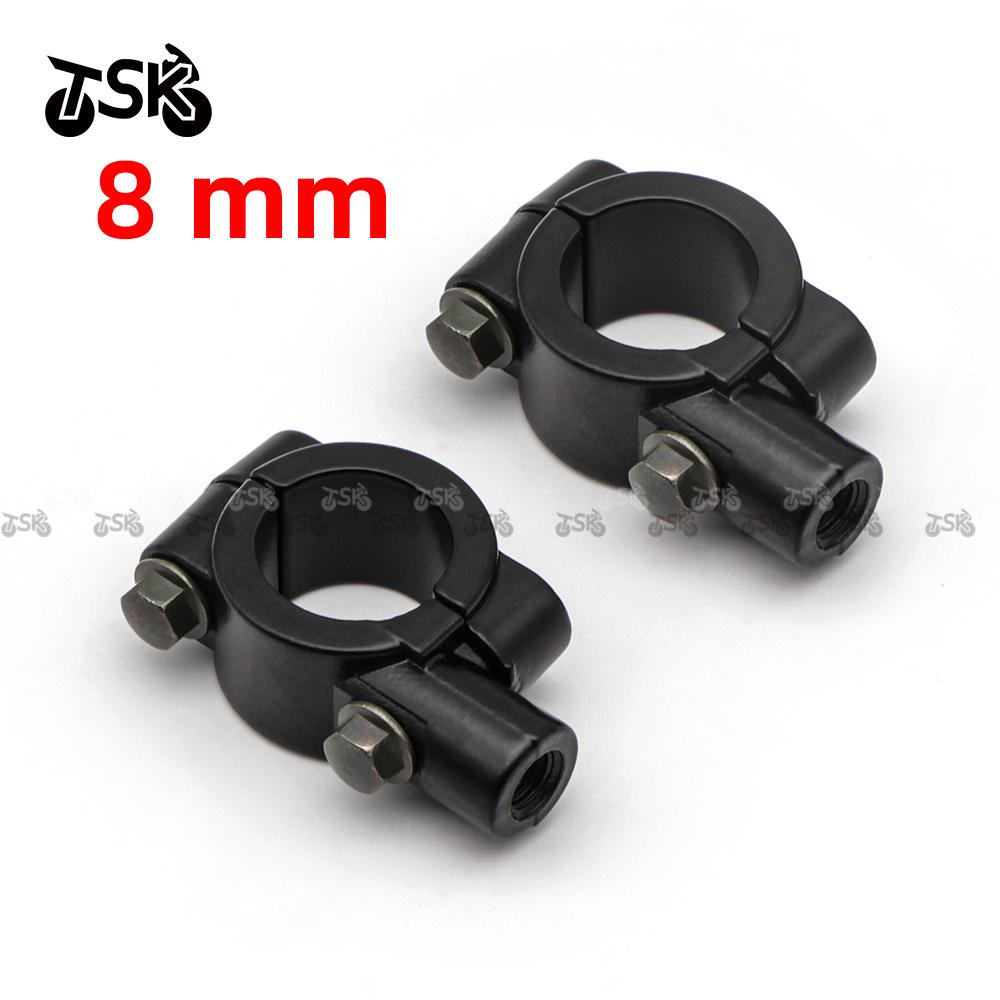 8mm 10mm Universal Motorcycle Rearview Mirror Mount Bracket Handlebar Rearview Mirror Adapter For Motorcycle Bicycle Scooter