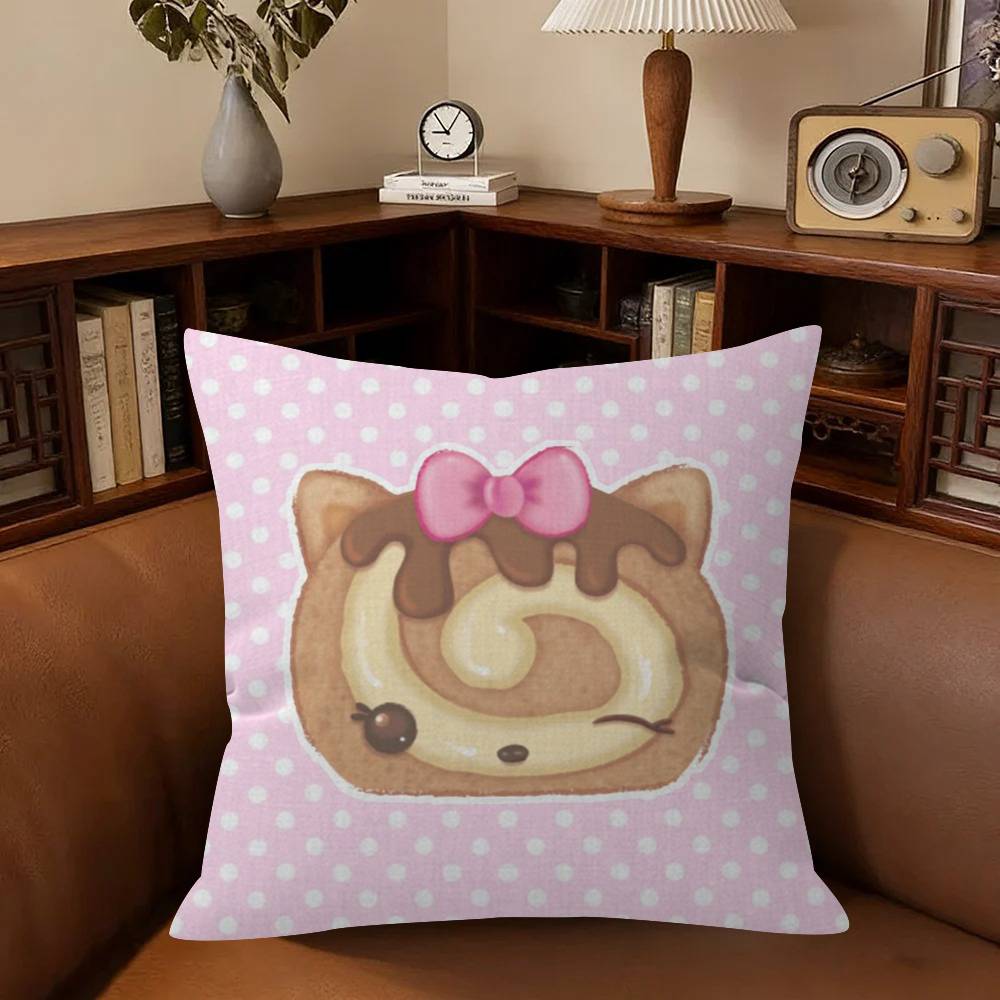 Cute Num Noms Cartoon Cushion Cover Decorative Pillow Sofa Home Decor Case Pillow Cases