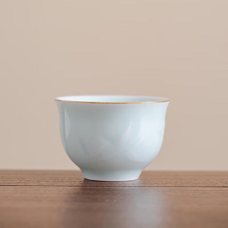 Hand-painted Celadon Bamboo Rhyme Tea Set