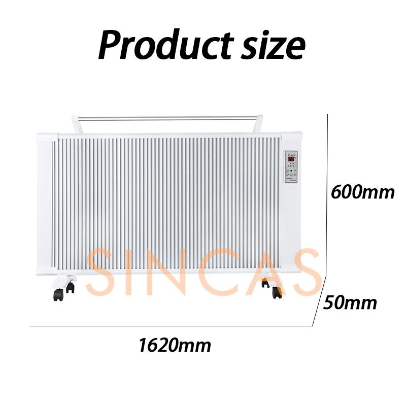 Household Bedroom Vertical Wall-mounted Heater Convection Carbon Fiber Heater Intelligent Constant Temperature Heating Dryer