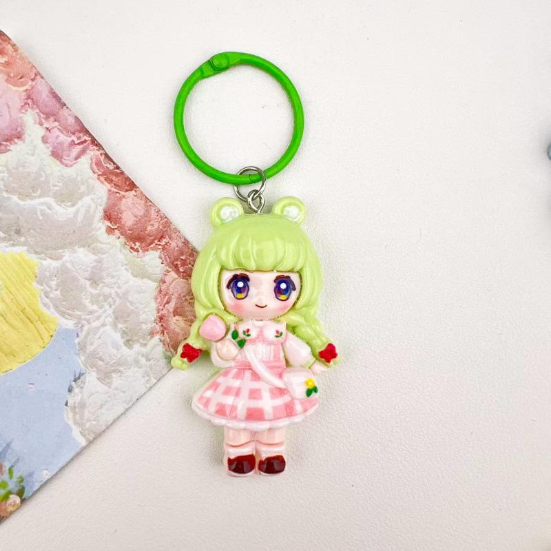 Sweet Girl DIY Resin Princess Keychain Pendant - Donna's Bag & Backpack Charm