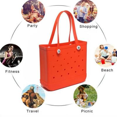2024 Extra Large Rubber Beach Bag For Men And Women Large Capacity Storage Travel Bag Beach Handbag Suitable For Beach Boat Pool