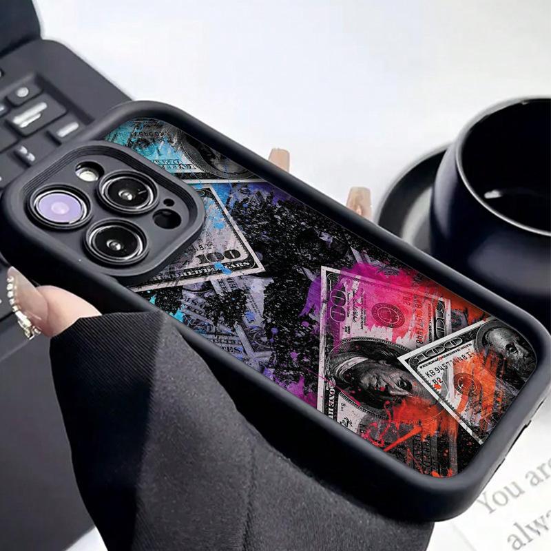 Personalized Dollar Bill Graphic Phone Case For iPhone 16 15 14 13 12 11 X XR XS SE2 SE 8 7 Plus Pro Max Mini Silicone Back Cove
