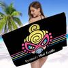 H-Hysteric M-Mini Cute Girl Microfiber Printed Beach Towel Mountain Climbing Yoga Beach Swimming Running Absorbent Soft Towel