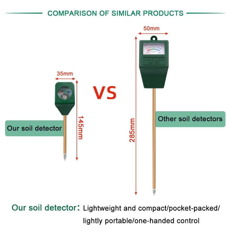 1-10PCS Soil Moisture Meter, Plant Water Sensor Humidity Tester, Moisture Detector for Home Flower Potting & Garden Planting