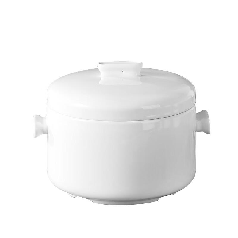 Ruhan Ceramic Double Lid Stew Pot