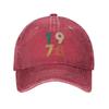 Personalized Cotton Born In  Vintage Birthday Gifts Retro Baseball Cap Outdoor Men Womens Adjustable Dad Hat Summer
