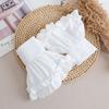 Pleated Lace Fake Cuffs Flower False Cuff Sleeve Gift Lace Sleeve  Women's Daily Wear