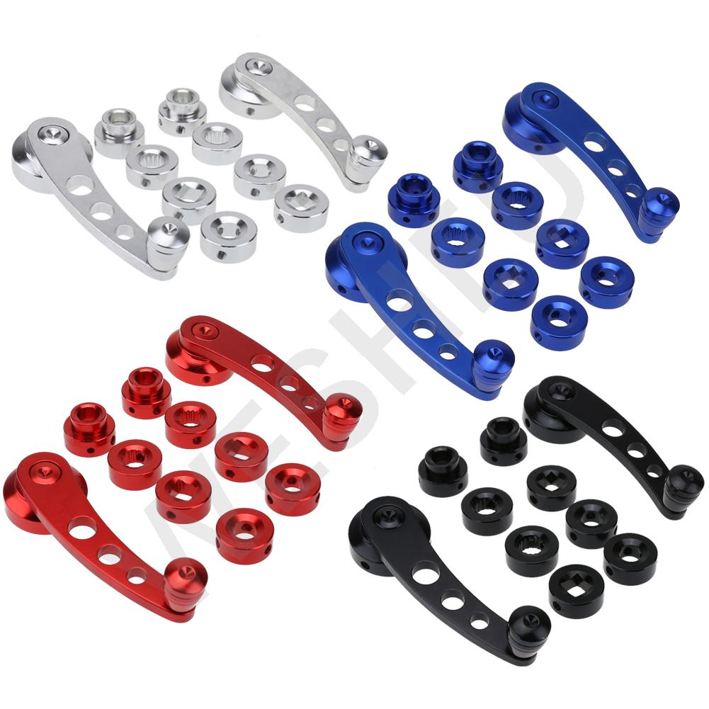 Universal Car Window Close Hand Crank Handle Winder Riser Replacement Aluminum Alloy Manual Auto Window Glass Closer Handle