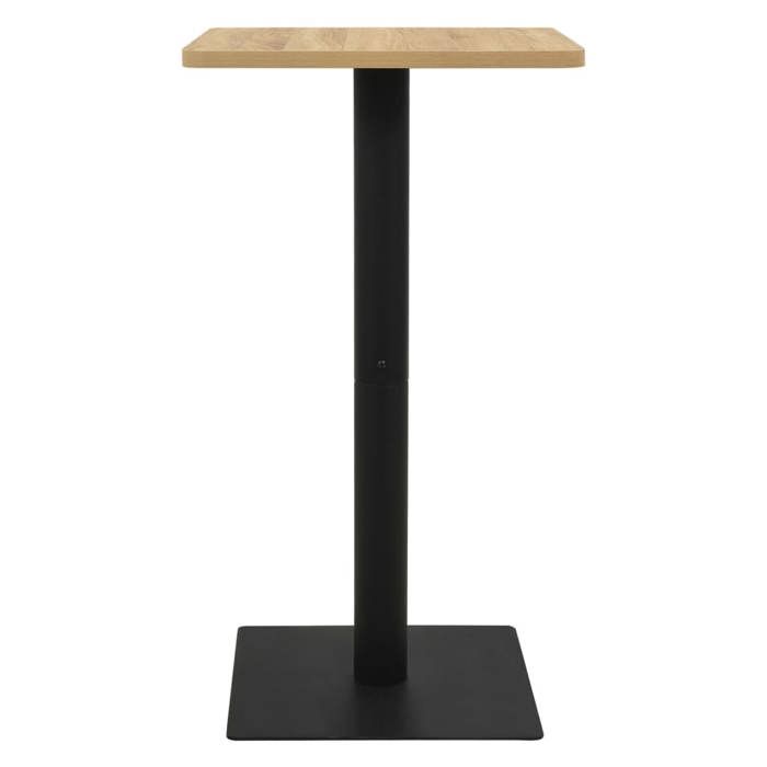 VidaXL Bistro Table Oak Color 50x50x107 Cm 321924