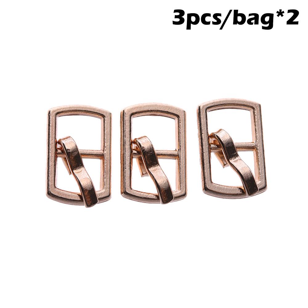 3/6 Stück/Beutel 4,5/5,5 MM Mini Ultra-kleine Dreifach-Gurt Schnalle Puppen Taschen Schnallen DIY Puppen Knöpfe Schuhe Haus DIY Bastelbedarf