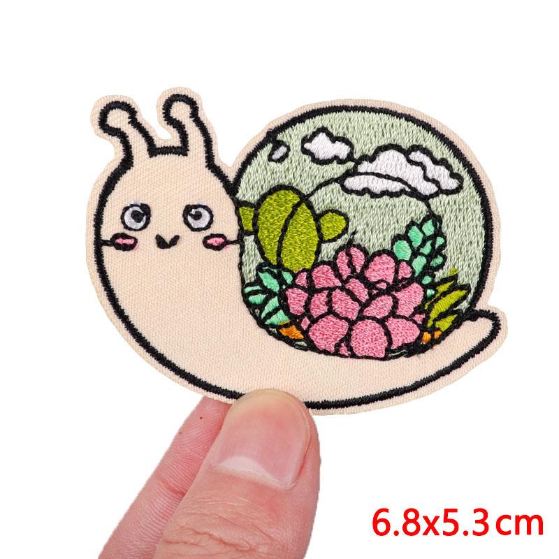 Cartoon /Animal Embroidery Patch On Clothes Cute Animals Iron On Patches For Clothing Cartoon Patch Embroidered Sew Stickers