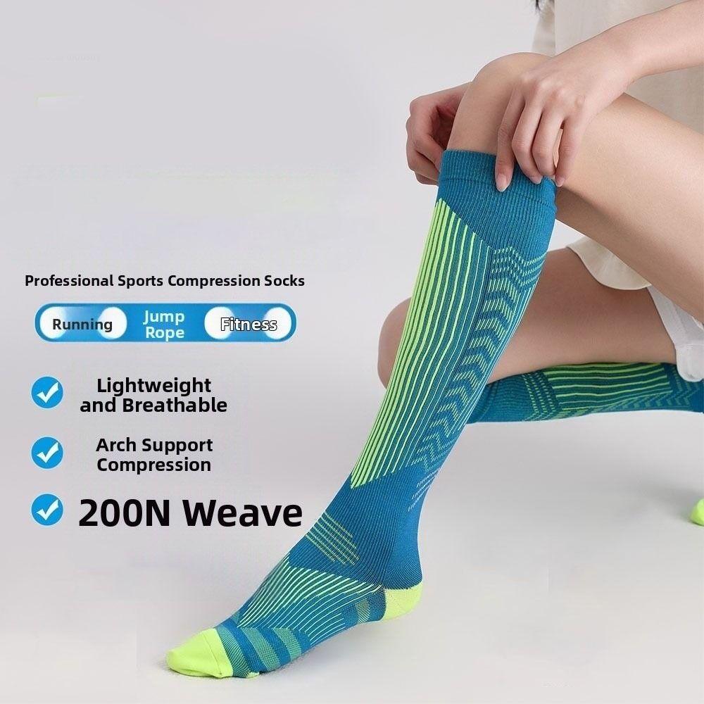 1Pair Comfortable Fitness Long Leg Socks Breathable Cycling Socks  Outdoor Sports
