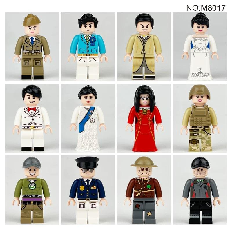 Spot M8015 City Occupation Cartoon Small Particle Building Block Figurine Children Assembled Building Block Toy