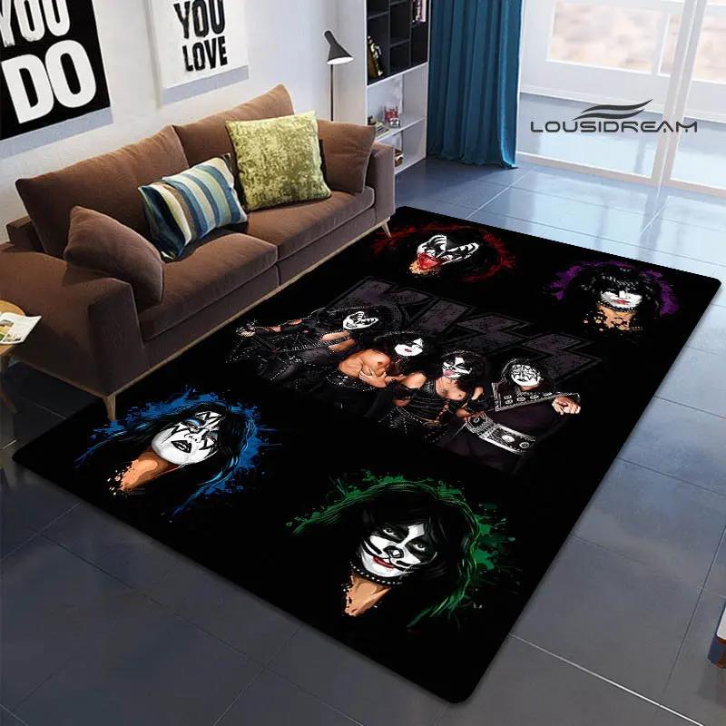 Kussband-Druckteppich, Kinderspielzimmerteppich, Wohnzimmer, Schlafzimmer, rutschfester Teppich, Fotografie-Requisiten, Geburtstagsgeschenk