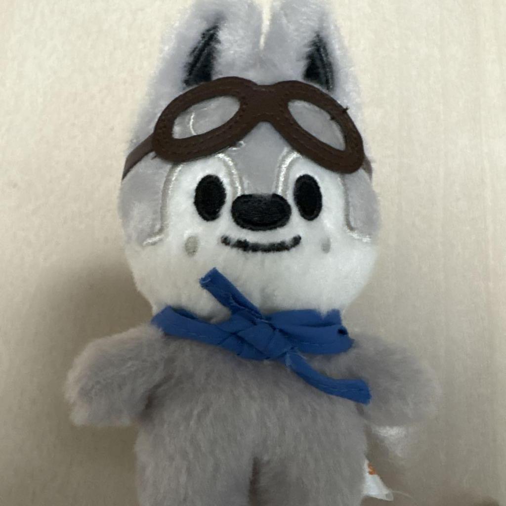 [USED] StrayKids PILOT 10cm Plush Toy SKZOO Wolfchan