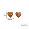 Heart Dangle Earrings for Women Colorful Enamel Crystal Love Heart Sweet Korean Female Drop Earrings aretes de