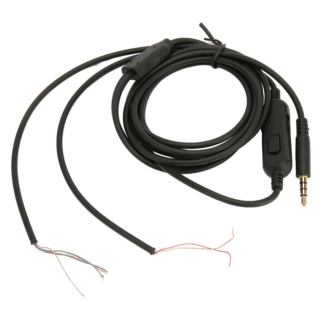 Náhradní kabel pro sluchátka OFC jádro Kabel pro herní sluchátka s ovládáním hlasitosti pro