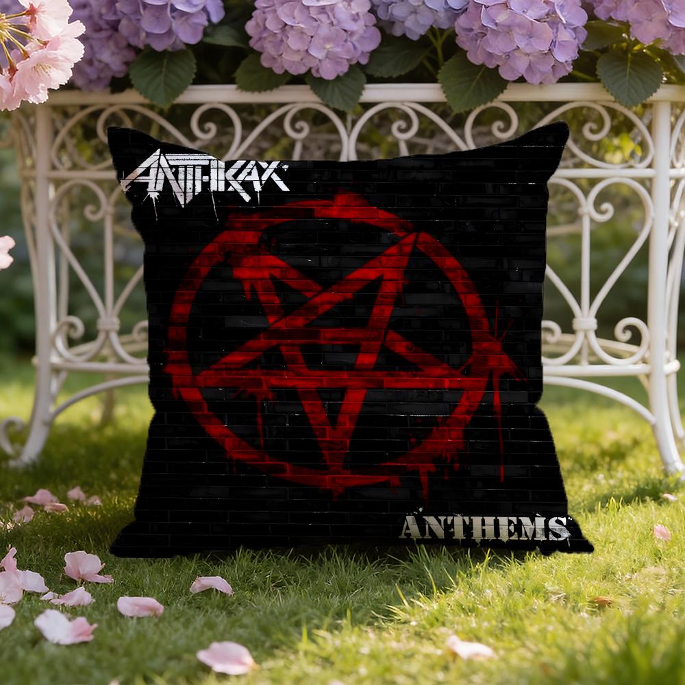 A-Anthrax Band Cushion Cover Home & Car Dual-Scene Pillow Cover: Reversible for Premium Comfort