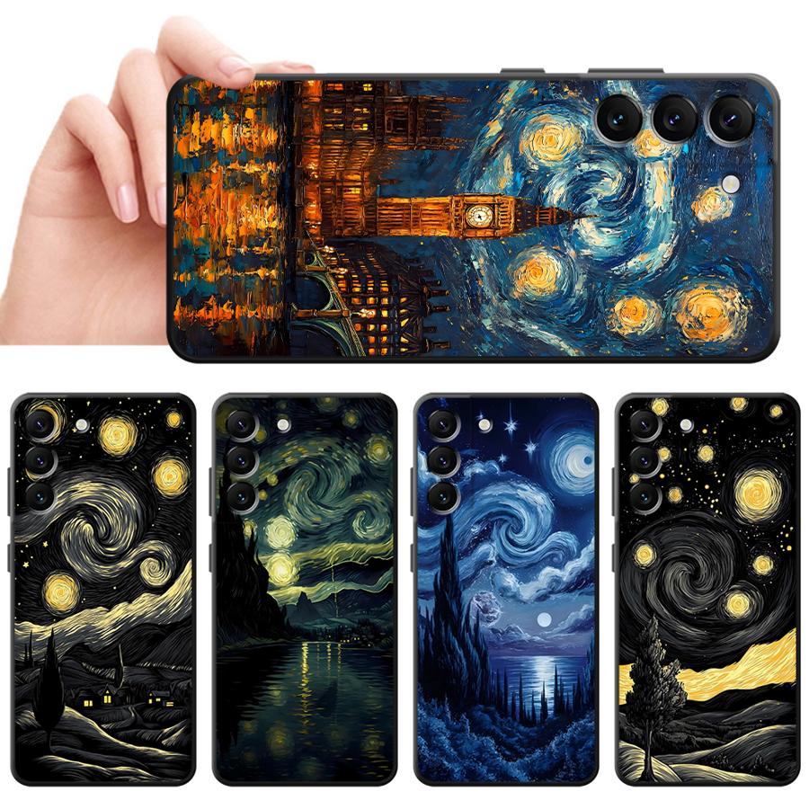Van Gogh Starry Sky Oil Painting Phone Case for Samsung Galaxy A21s A22 A23 A25 A33 A34 A52s A53 A54 A55 A71 A26 A36 A56 Cover