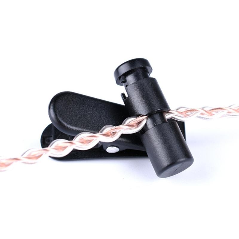 360 graders roterande hörlurskabelklämma Huvudkabelklämma Spelheadsetkabel Fästverktyg för kabelhantering