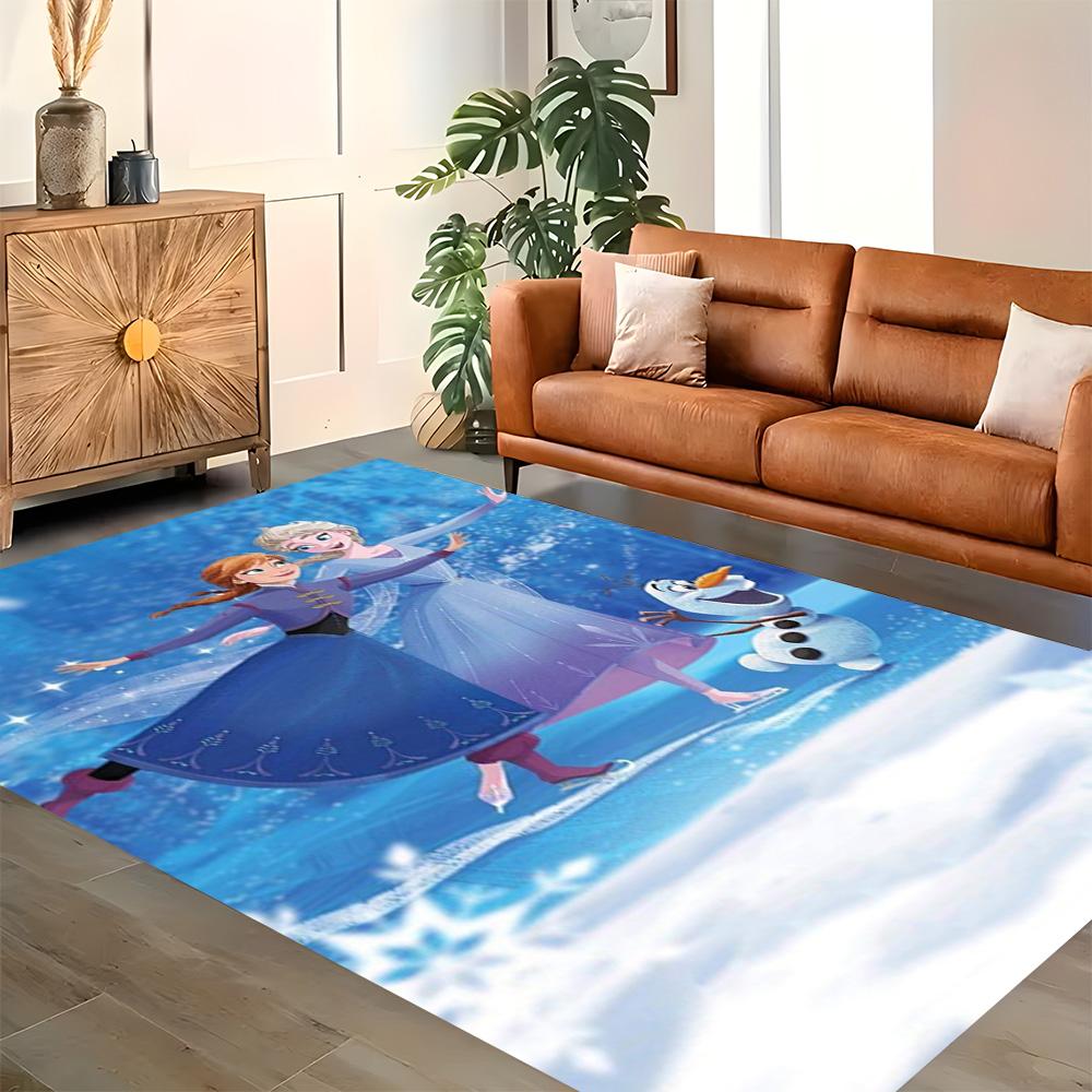 Frozen Adventure rug for Living Room, Bedroom, Study Room, Hallway Decoration, Perfect for Home Decoration or Holiday Gifts