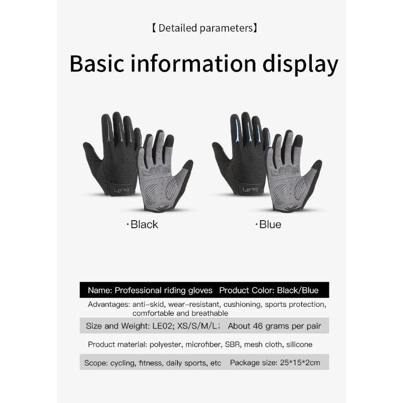 Men's Women's Breathable Cycling Gloves for Road Cycling Motorcycle Hiking with Anti-Slip Shockproof Pads