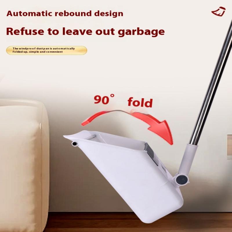 4 In 1 Broom Combo Set With Broom Dustpan Squeegee Floor Brush Multi Purpose Cleaning Tool For Home Commercial Use