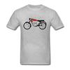 A Personalized Motorcycle Print T-shirt Suitable for Both Men and Women A Brand-new Cotton Shirt with A Refreshing Design