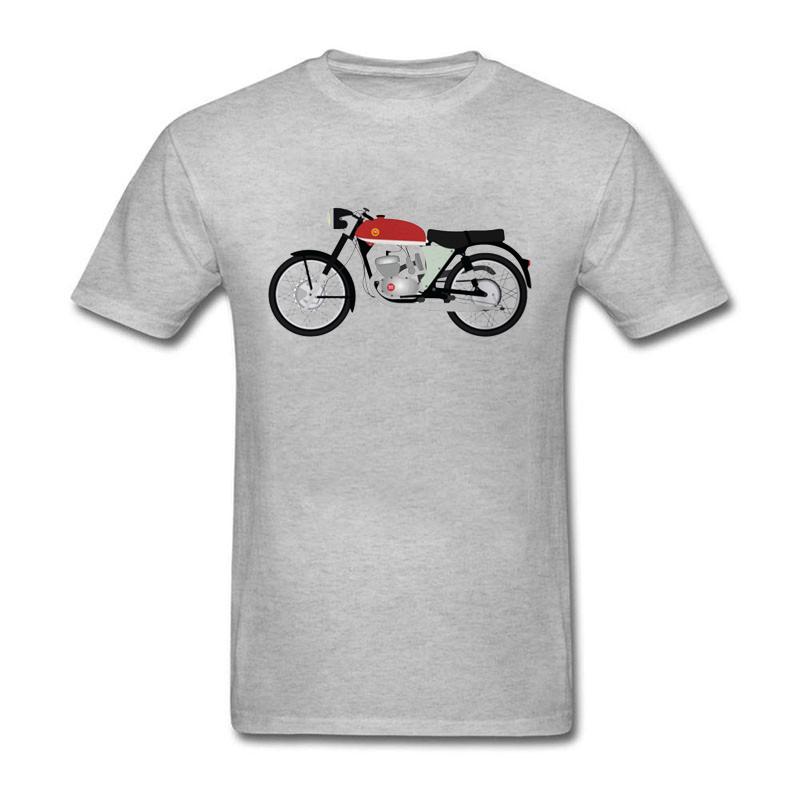 A Personalized Motorcycle Print T-shirt Suitable for Both Men and Women A Brand-new Cotton Shirt with A Refreshing Design