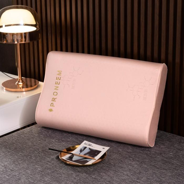 Thai Natural Latex Pillow Adult Rectangular Pillow Core Low Pillow High Pillow Massage Pillow Core Student Pillow