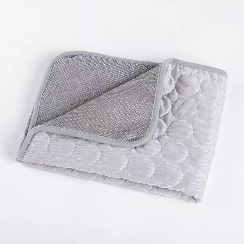 Ice Silk Cooling Mat: Breathable Summer Pet Mat for Dogs & Cats