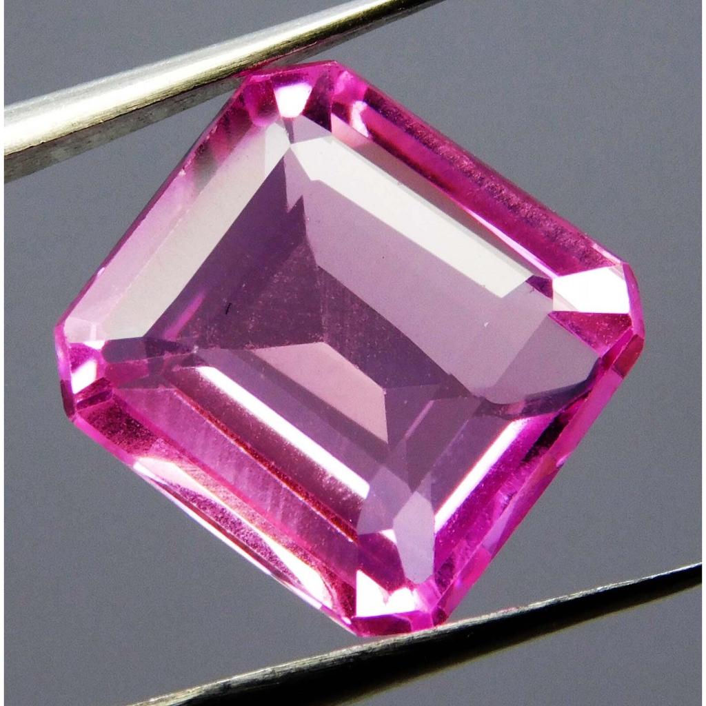 6.30 Ct Natural Flawless CEYLON SAPPHIRE Pink CERTIFIED Square Cut Gemstone