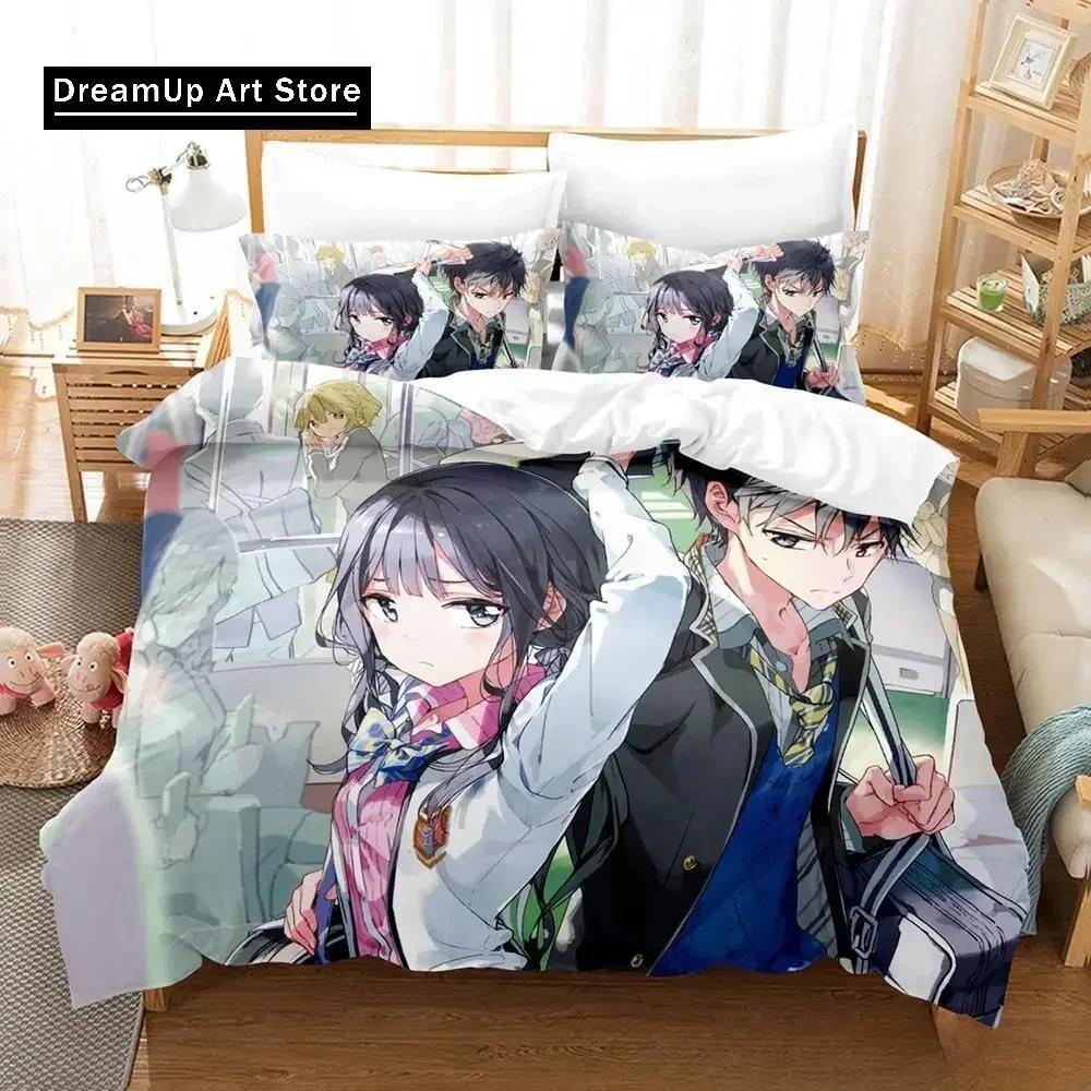 3d Printed Anime Masamune-kun's Revenge Bedding Set Single Twin Full Queen King Size Bed Set Adult Kid Bedroom Duvet cover Sets