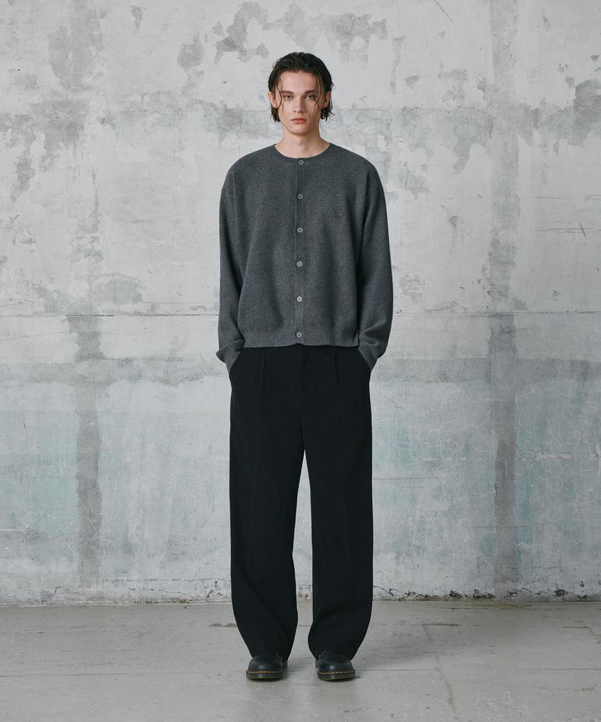 GLW Comfort Elastic Corduroy Pants Black