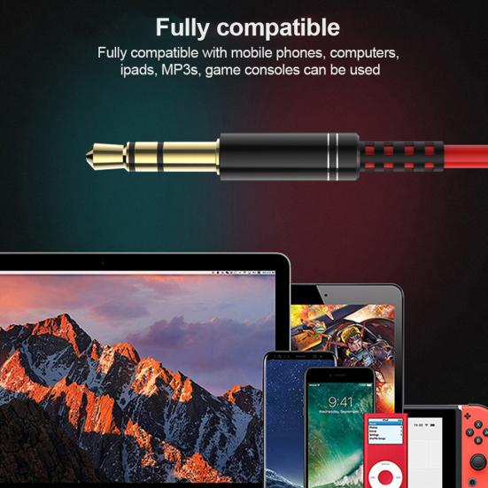 3-Meter Cable 3.5mm Plug Bass Wired Earphone Broadcast Live Monitoring Headset