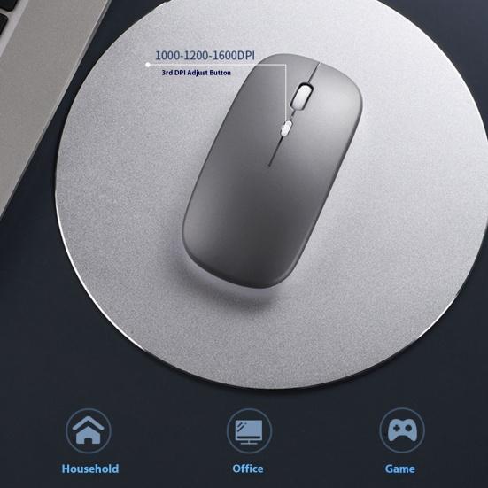 Drahtlose Bluetooth-kompatibel Maus Wiederaufladbare Laptop Maus mit Led-leuchten USB 2,4G Dual Modus Verbindung Maus